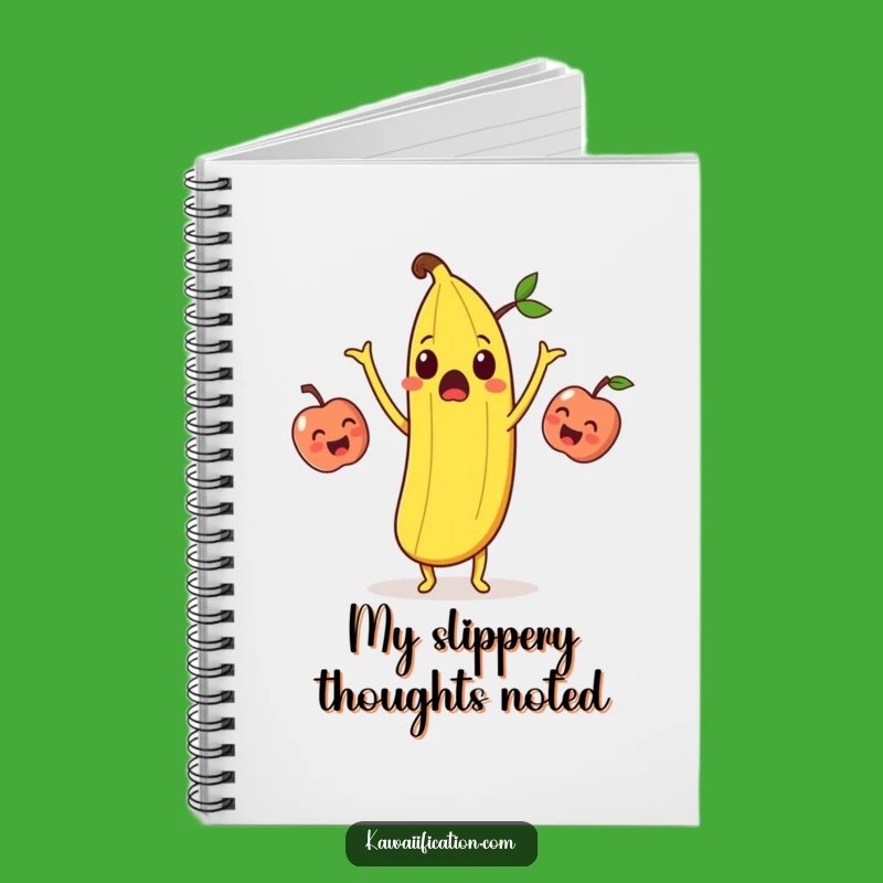 Funny Banana Peel Juggling Notebook: Jot Down Ideas with a Smile