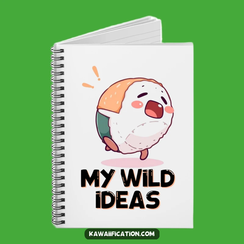 Funny Sushi Backflip Journal: Hilarious Notebook for Surprising Ideas