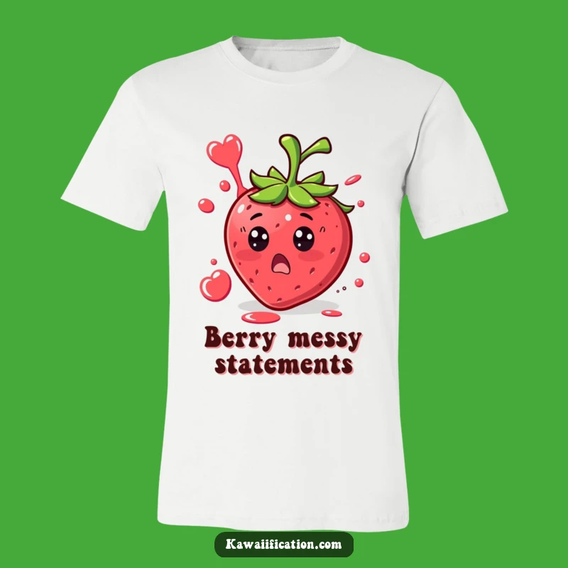 Funny Strawberry Surprise T-Shirt - Wear Your Shockingly Juicy Style!