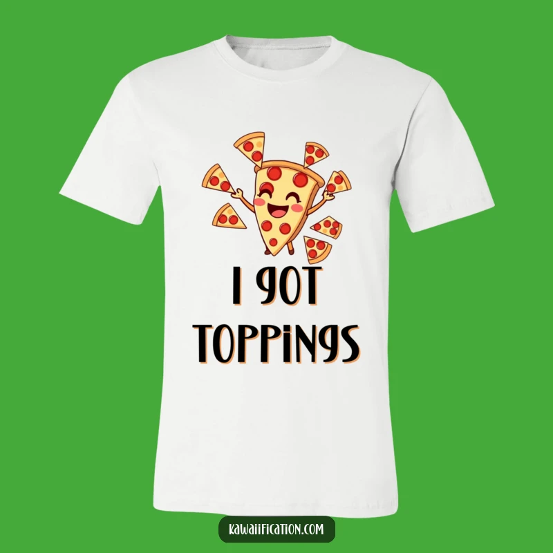 Funny Pizza Juggling T-Shirt - Hilarious Gift for Foodies and Pizza Fans