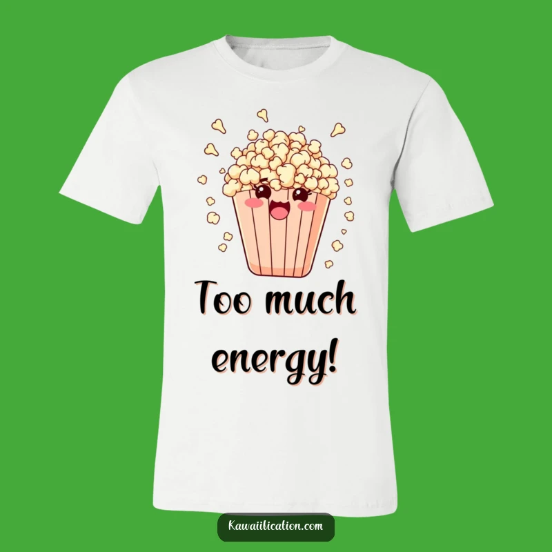 Funny Popcorn Burst T-Shirt: Wear Your Enthusiasm with This Hilarious Tee
