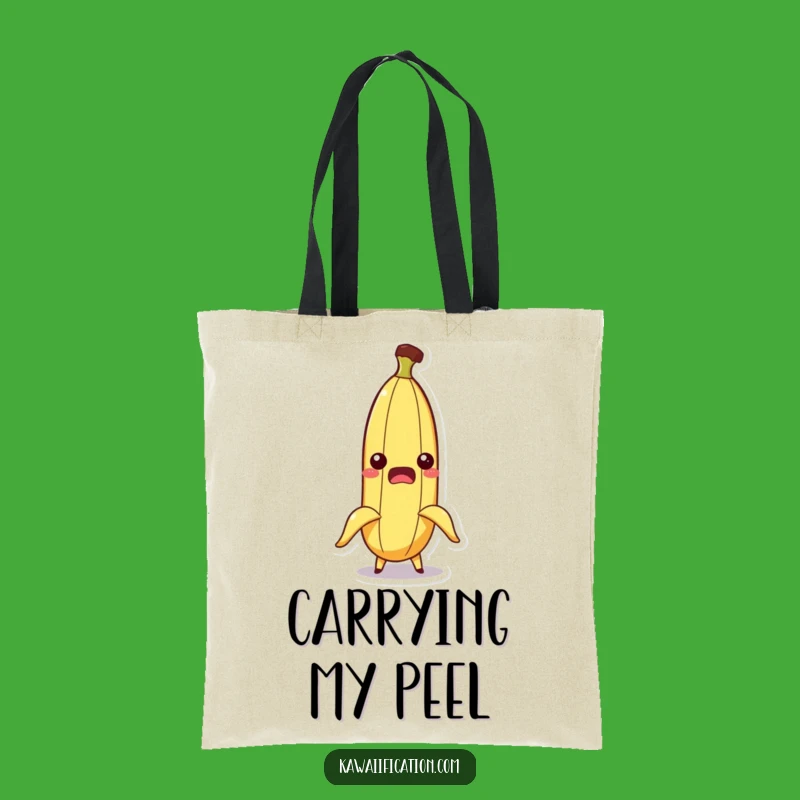 Funny Banana Slip Tote Bag: Carry Your Comical Surprise