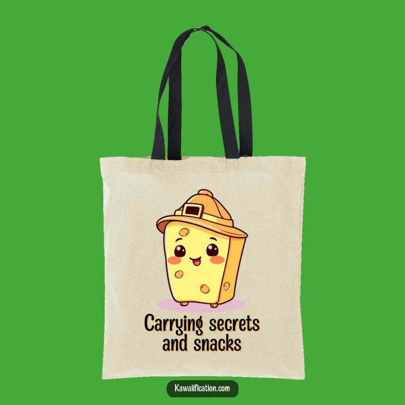 Funny Detective Cheese Tote Bag: Carry Your Cases with This Humorous and Stylish Accessory