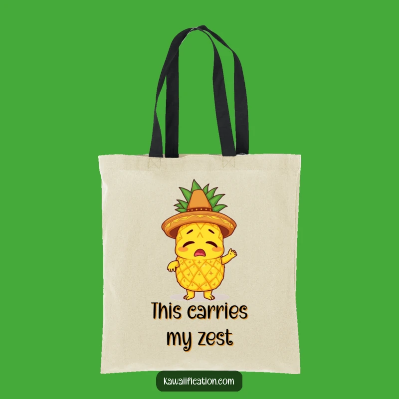 Funny Pineapple Limbo Tote Bag: Carry Your Party Gear, Excellent Tropical Gift