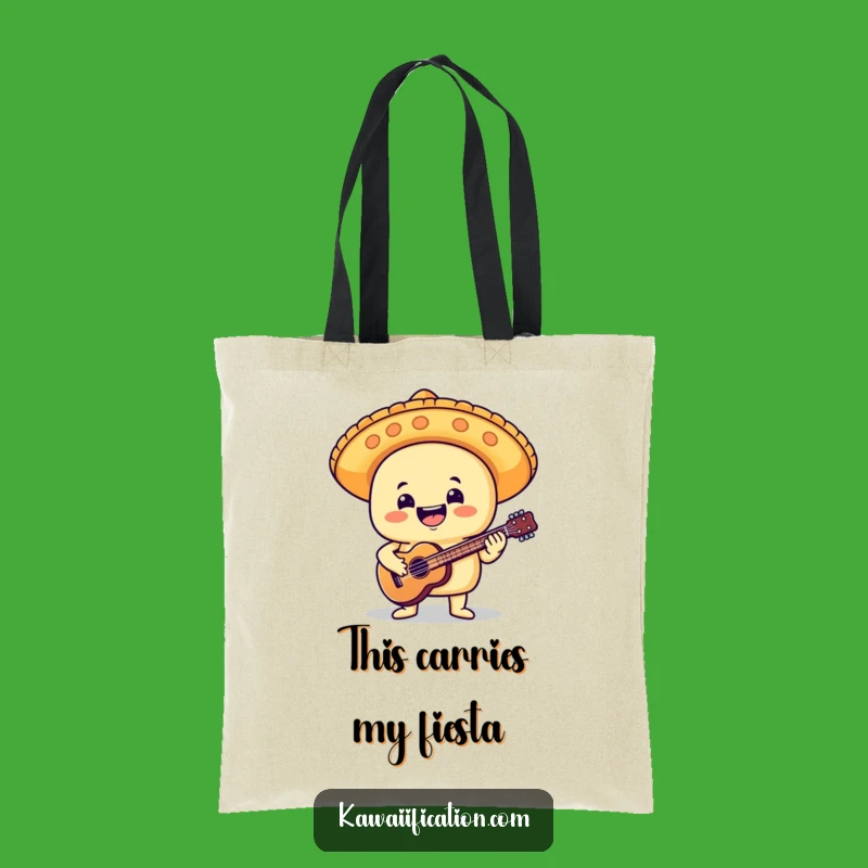Funny Taco Mariachi Tote Bag: Stylish Fiesta Carry-All, Ideal Funny Gift