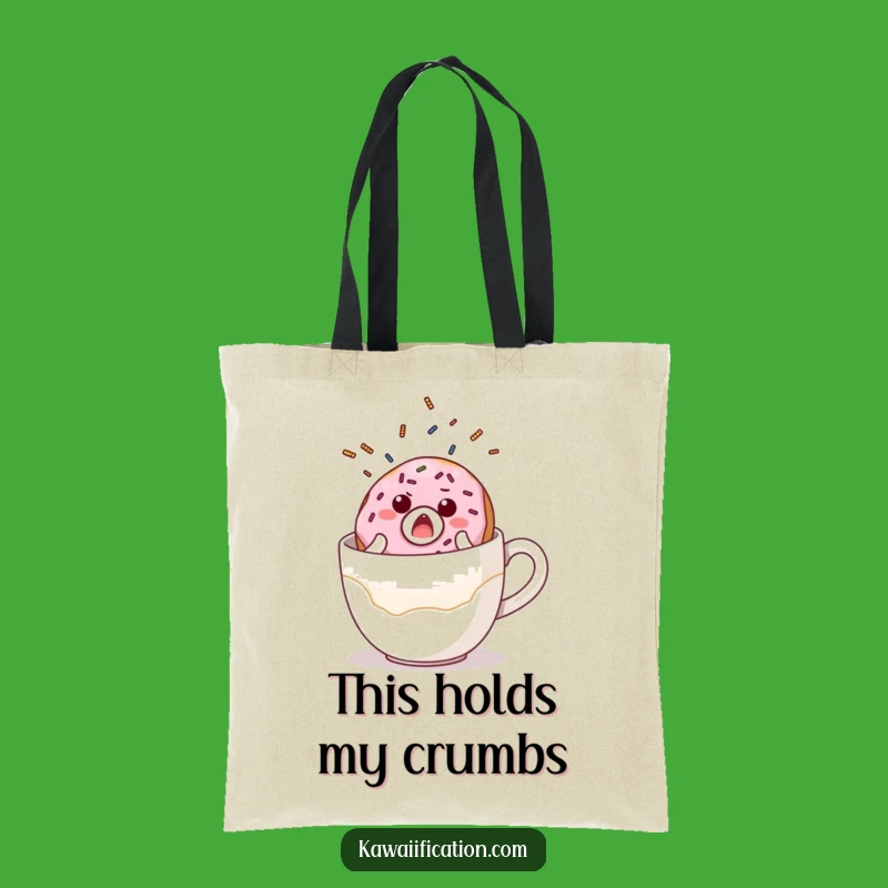 Funny Donut Coffee Fall Tote Bag: Carry Your Laughs, Excellent Breakfast Gift